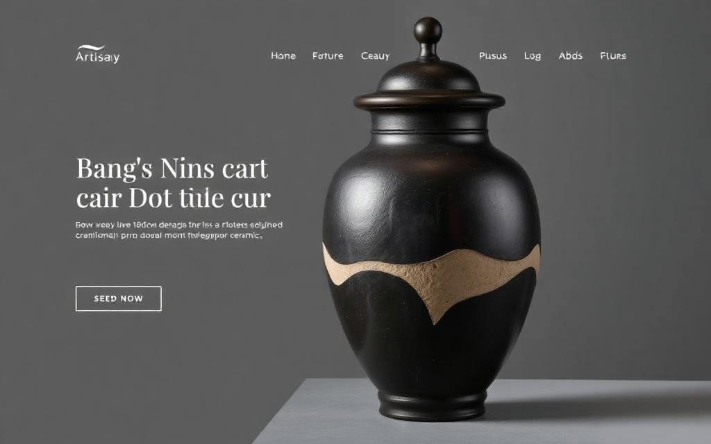 Carved Urn